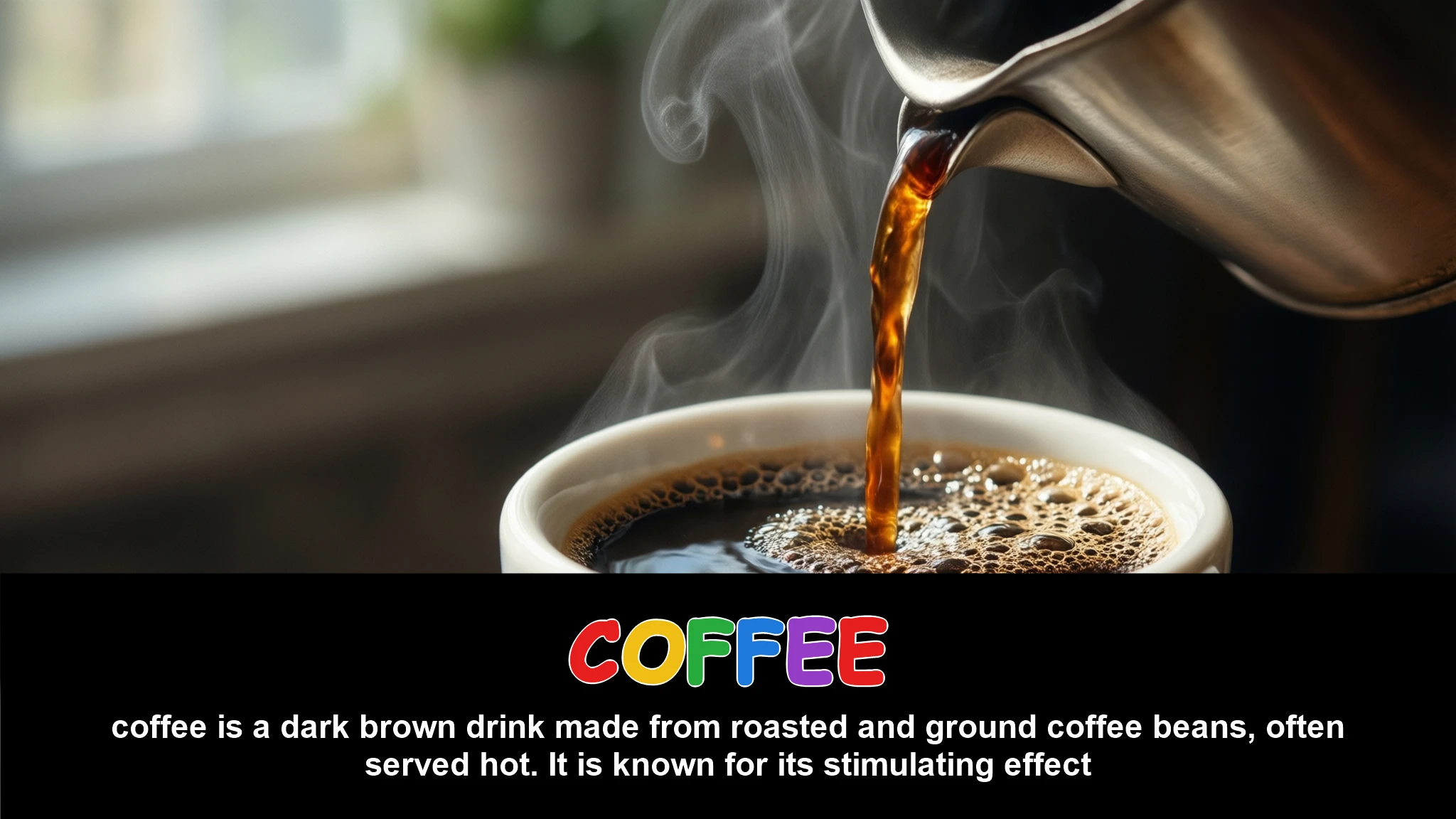 English Illustration for coffee